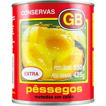 Pessegos Calda Gb 450g Extra Metades