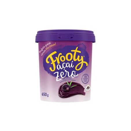 Açaí Frooty Original Zero Açúcar Embalagem 650ML