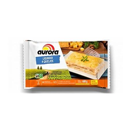 LASANHA AURORA 4QUEIJOS 600G