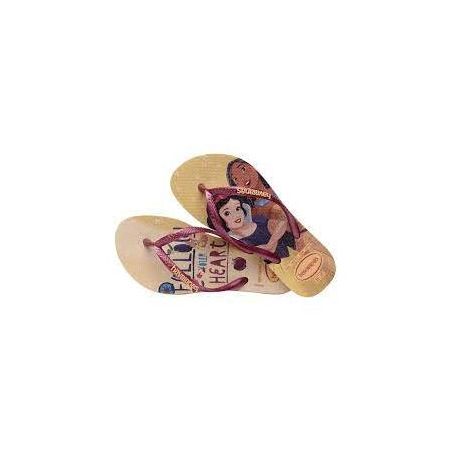 Sandália Havaianas Slim Princess Dourado 23/24