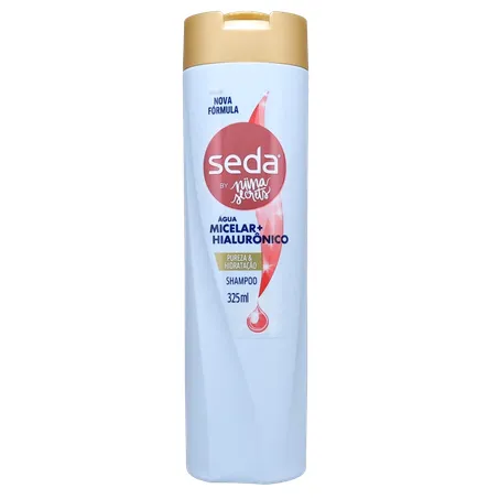 Shampoo Água Seda Micelar + Hialurônico Frasco 325ml 360-0