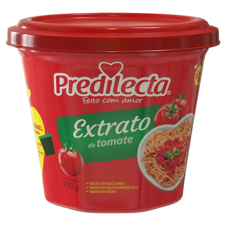 Extrato de Tomate Predilecta 300g - Pote