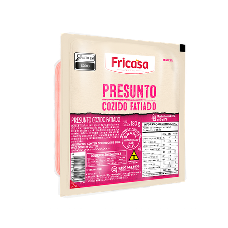 Presunto cozido fricasa 180g