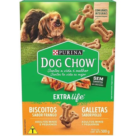 Biscoito Caes Dog Chow 500g Minipeq Frago