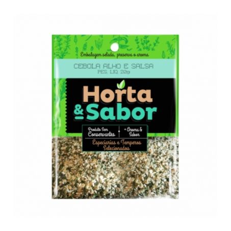 Cebola alho e salsa horta sabor 20gr