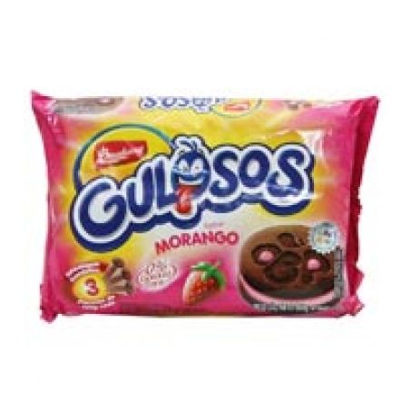 Biscoito gulosos 360g morango