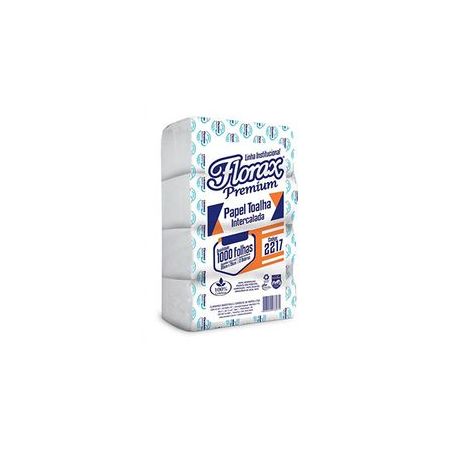 PAPEL TOALHA INTERFOLHADO FLORAX 1000 UN