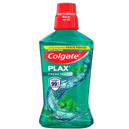 Enxaguante Bucal Colgate Plax Fresh Mint  Frasco 500ml
