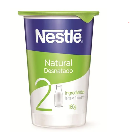 Iogurte Nestlé Desnatado Frasco 160gr