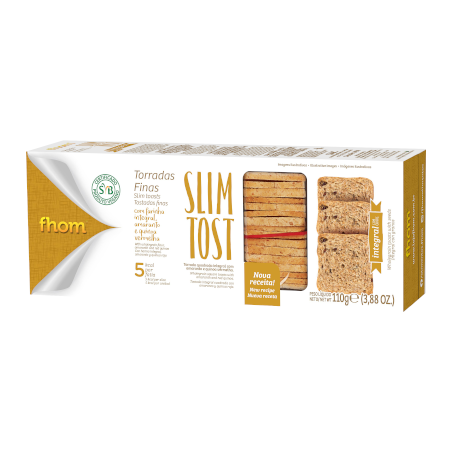 Torrada Slim Tost Integral 110g