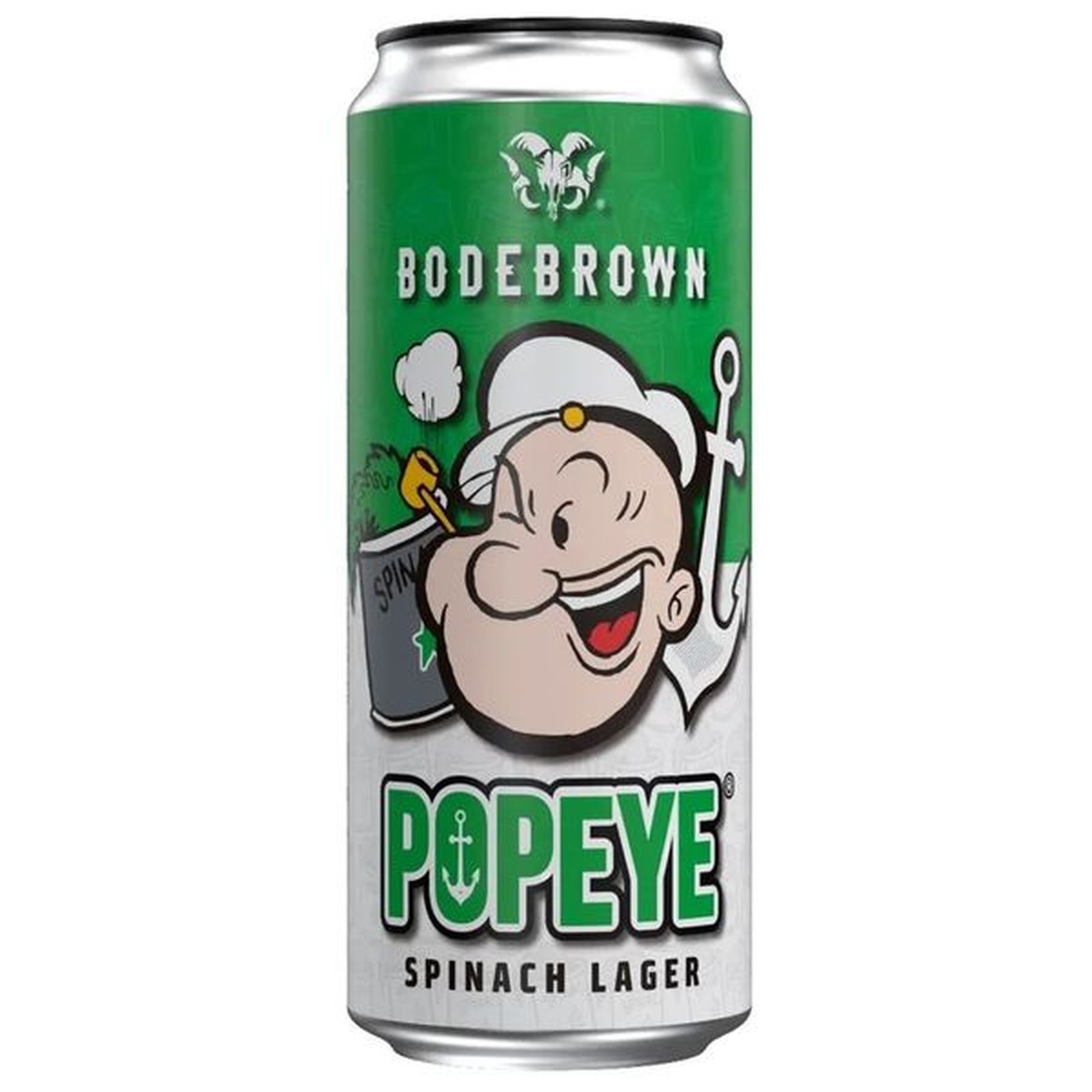 Cerveja bodebrown popeye german lager 473ml