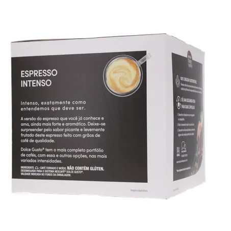 CAFÉ CÁPSULAS DOLCE GUSTO ESPRESSO INTENSO C/10 UN 360-11