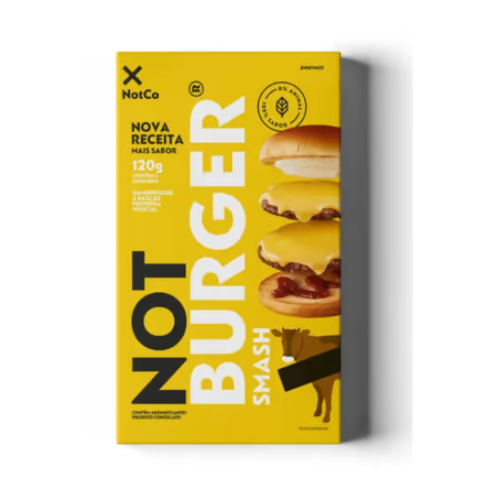 BURGUER SMASH NOT 120G VEGANO