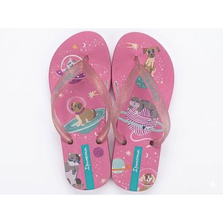CHINELO GREN IPANEMA BK636 33/34 TEMAS INF ROSA/ROSA