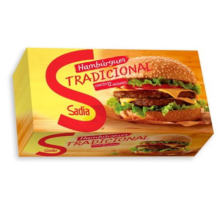 Hambúrguer Sadia Bovino 672G