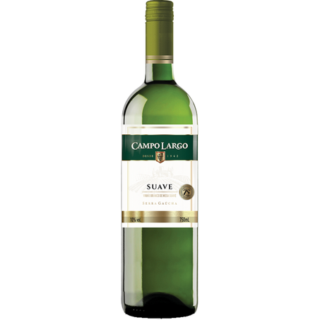 Vinho Campo Largo Branco Suave 750ml