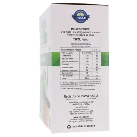 Erva tererê folle limão 500g 360-8