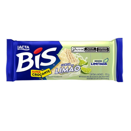 CHOCOLATE LACTA BIS LIMÃO 100,8G