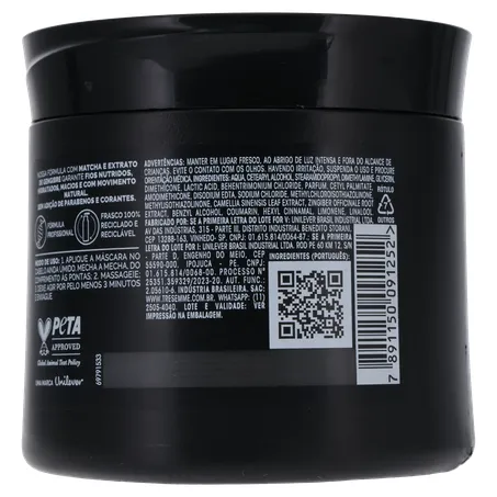 Máscara Tratamento Tresemme Detox Capilar Matcha/ext/gengib Pote