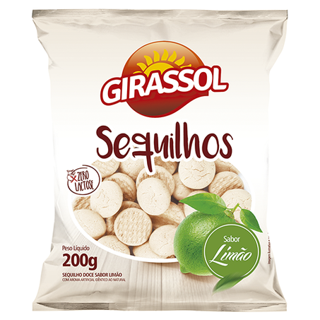 Biscoito rosca seq.girassol t.limao200g