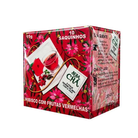 CHA BEBA CHA 15G HIBISCO/FRUTAS VERMELHAS