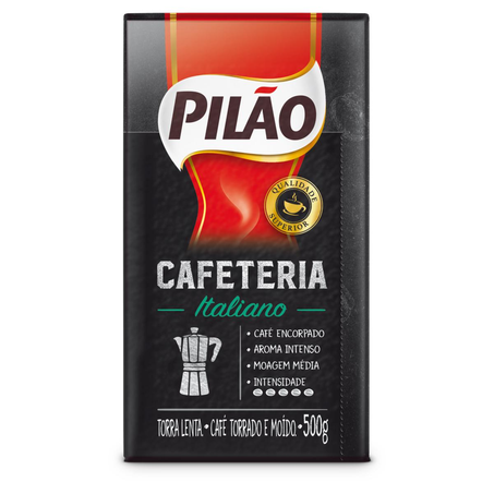 Café Pilão 500g - Cafeteira - Italiano - A Vácuo