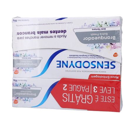Creme Dental Sensodyne 50g Lv3 Pg2 Branqueador Extra Fresh 360-19