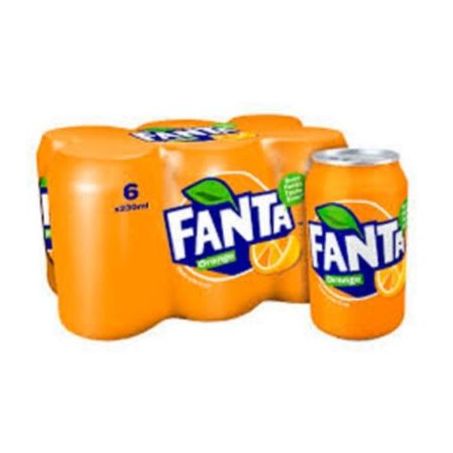 REFRIGERANTE FANTA LARANJA LATA 350ML C/6UN