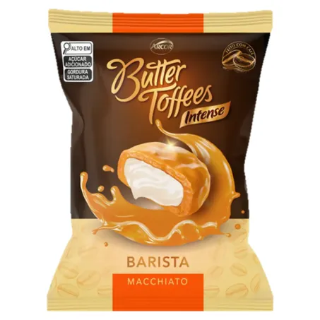 Bala Barista Macchiato Butter Toffees Intense Pacote 90g