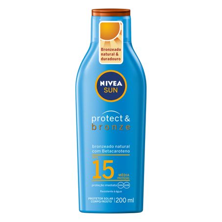 Protetor solar protect & bronze fps 15 nivea sun