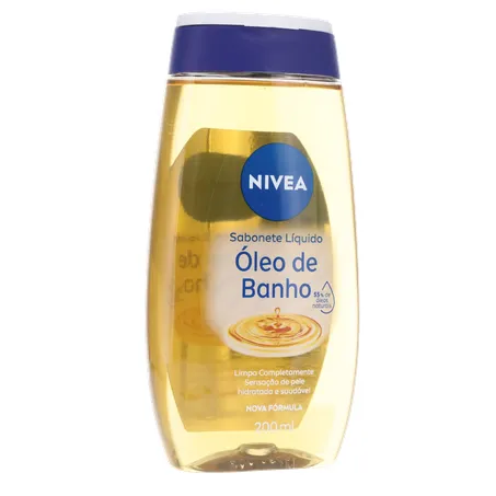 Sabonete Líquido em Óleo Nivea Natural Oil Embalagem 200ML 360-34