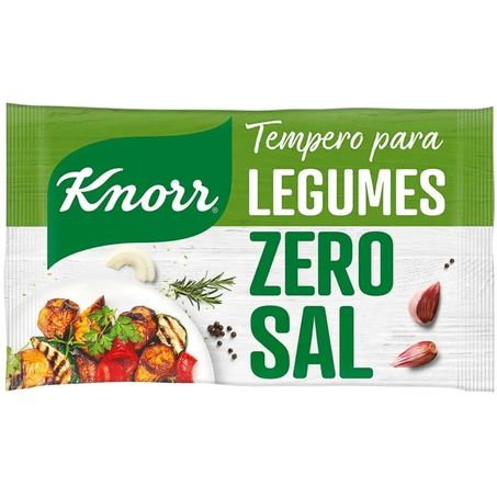 Temp knorr zero sal legumes 32g c/8 saches 4g