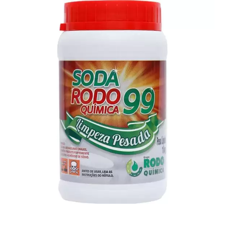 SODA CAÚSTICA 99 RODO QUÍMICA 1KG