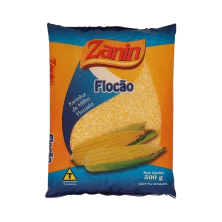 Farinha milho zanin 500g flocão