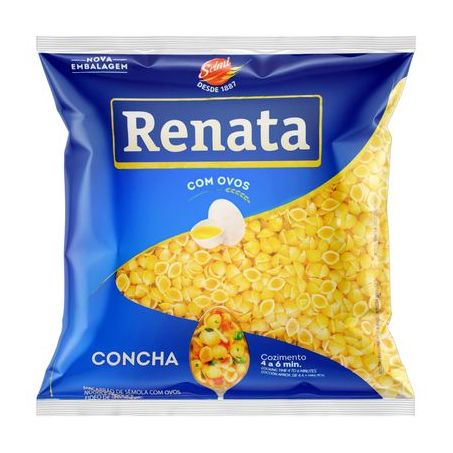 MAC RENATA C/OVOS CONCHA 500G