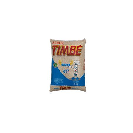 Arroz timbe 5kg. branco tp1