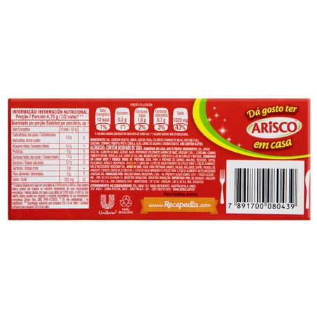 CALDO ARISCO 12 CUBOS GALI CAI 114G 360-3