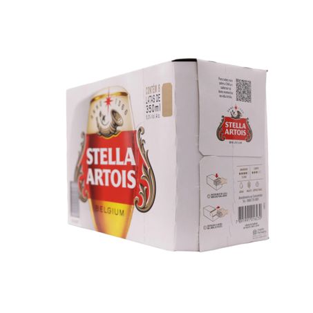 Cerveja stella artois 350ml c/8 und 360-39