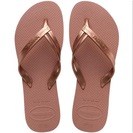 Sandalia Havaianas Elegance Rosa/Crocus Tamanho 37/38