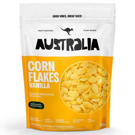Cereal Matinal Australia Corn Flakes Sem Glúten e Sem Lactose 200g