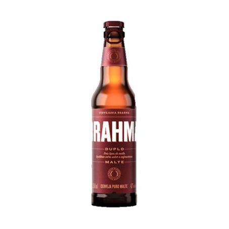 Cerveja nacional brahma duplo malte long neck 330ml