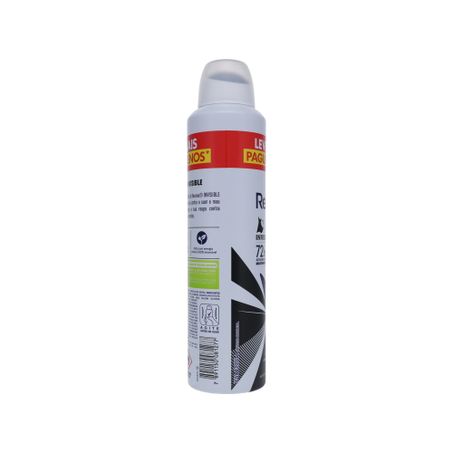 Desodorante Aerossol Rexona 250ml - Invisible - Feminino - Leve Mais, Pague Menos 360-3