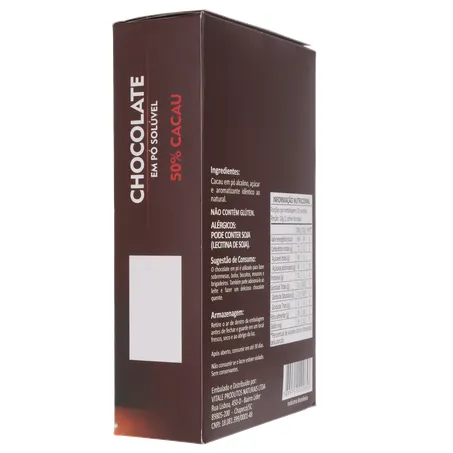 Cacau em po qvita 50/100 200g 360-12