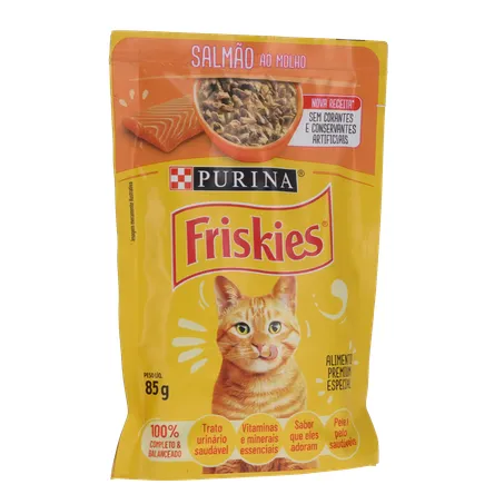 Sachê Friskies Salmão Ao Molho 85G 360-34