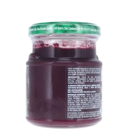 Geleia de Uva Vitao Zero Açúcar 180G 360-12