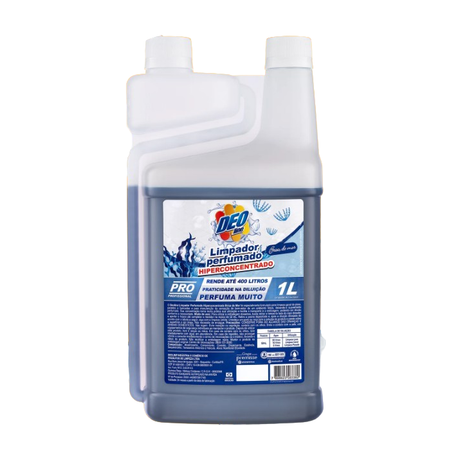 LIMPADOR PERFUMADO HIPER CONCENTRADO 1:400L 1L BRISA DO MAR DEOLINE