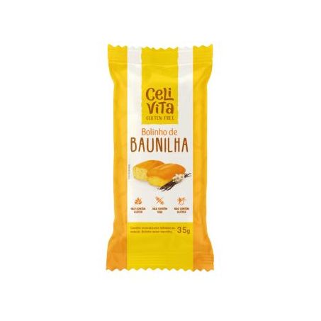 BOLINHO CELVITA 35G ZERO BAUNILHA