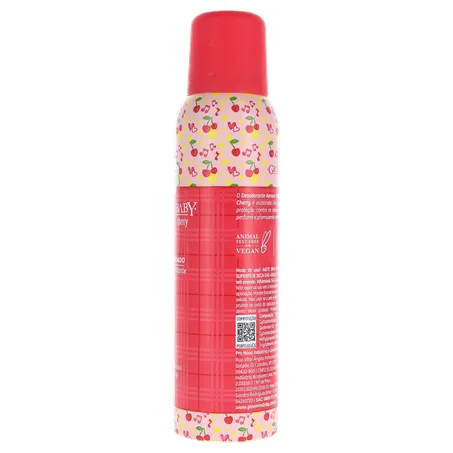 Desodorante giovanna baby cherry feminino aerossol 150ml 360-9