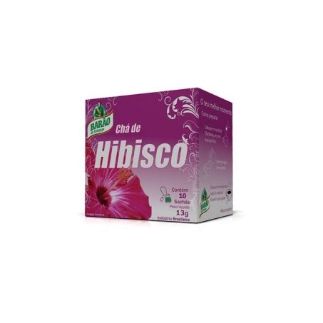 Chá barão hibisco 13g c/10