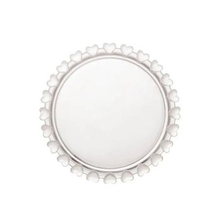 Mini travessa lyor red cristal coracao 9.5cm r1697